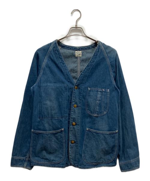 orSlow（オアスロウ）orSlow (オアスロウ) ノーカラーデニムカバーオール インディゴ サイズ:2の古着・服飾アイテム