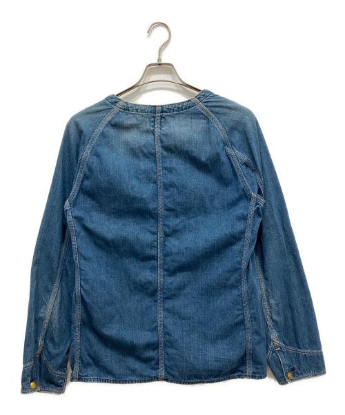 orSlow（オアスロウ）orSlow (オアスロウ) ノーカラーデニムカバーオール インディゴ サイズ:2の古着・服飾アイテム