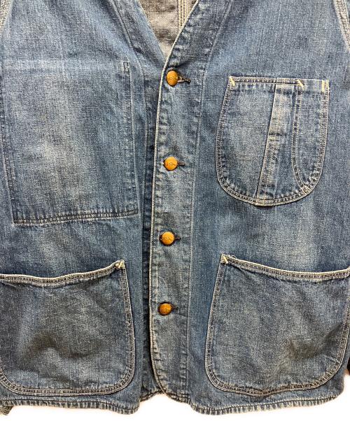 orSlow（オアスロウ）orSlow (オアスロウ) ノーカラーデニムカバーオール インディゴ サイズ:2の古着・服飾アイテム