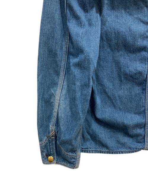 orSlow（オアスロウ）orSlow (オアスロウ) ノーカラーデニムカバーオール インディゴ サイズ:2の古着・服飾アイテム