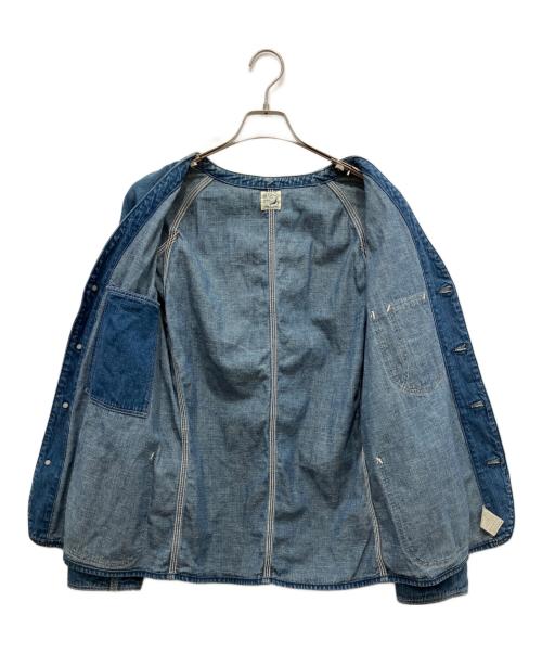 orSlow（オアスロウ）orSlow (オアスロウ) ノーカラーデニムカバーオール インディゴ サイズ:2の古着・服飾アイテム