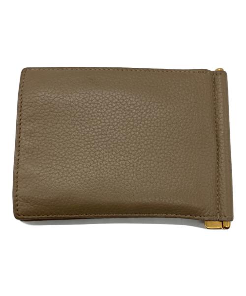 Saint Laurent Paris（サンローランパリ）Saint Laurent Paris (サンローランパリ) マネークリップ ベージュの古着・服飾アイテム