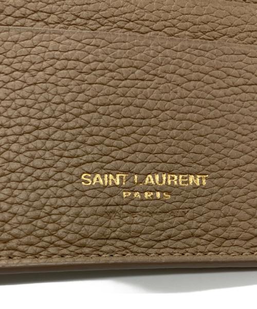 Saint Laurent Paris（サンローランパリ）Saint Laurent Paris (サンローランパリ) マネークリップ ベージュの古着・服飾アイテム
