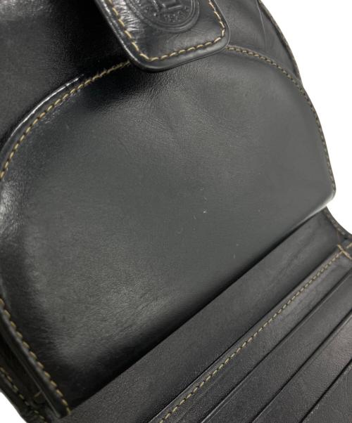 FENDI（フェンディ）FENDI (フェンディ) ハーフムーン型 2つ折り財布 ブラウンの古着・服飾アイテム