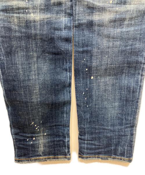 DSQUARED2（ディースクエアード）DSQUARED2 (ディースクエアード) Skater Jean Icon ダメージデニムパンツ インディゴ サイズ:42の古着・服飾アイテム