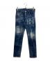 DSQUARED2（ディースクエアード）の古着「Skater Jean Icon ダメージデニムパンツ」｜インディゴ
