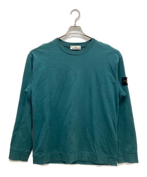 STONE ISLAND（ストーンアイランド）STONE ISLAND (ストーンアイランド) ガーメントダイスウェット グリーン サイズ:Lの古着・服飾アイテム