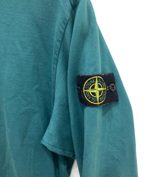 STONE ISLAND（ストーンアイランド）STONE ISLAND (ストーンアイランド) ガーメントダイスウェット グリーン サイズ:Lの古着・服飾アイテム