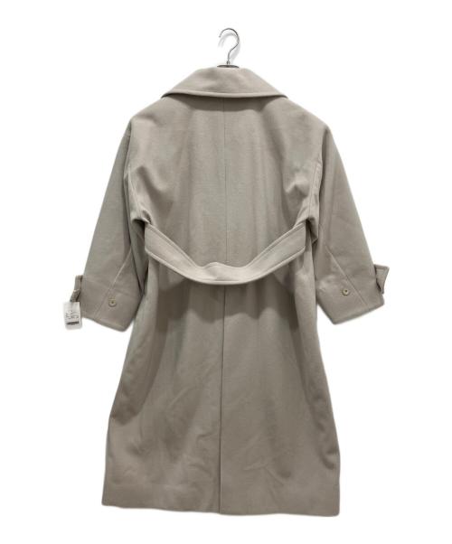 venica（ヴェニカ）venica (ヴェニカ) Big collar double coat グレー サイズ:Fの古着・服飾アイテム