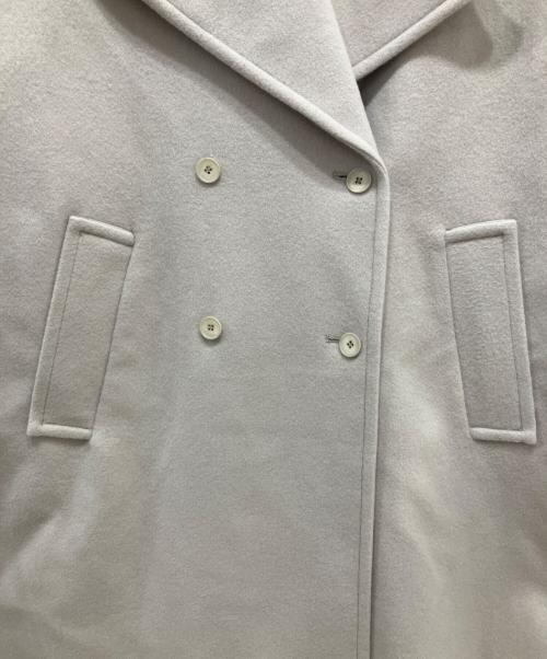venica（ヴェニカ）venica (ヴェニカ) Big collar double coat グレー サイズ:Fの古着・服飾アイテム