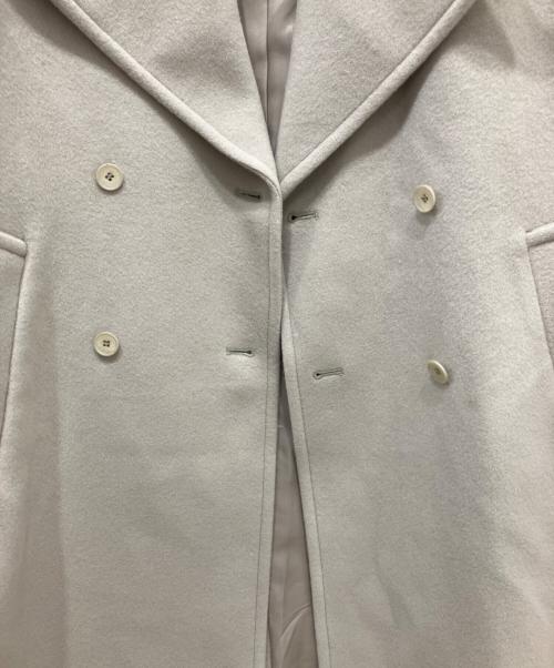 venica（ヴェニカ）venica (ヴェニカ) Big collar double coat グレー サイズ:Fの古着・服飾アイテム