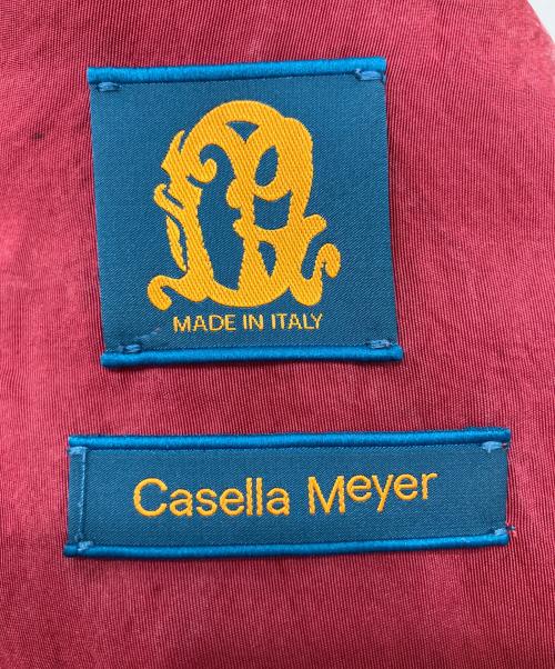 CASELLA MEYER（カゼッラ マイヤー）CASELLA MEYER (カゼッラ マイヤー) SILK DRAGON CARGO PANTS レッド サイズ:30の古着・服飾アイテム