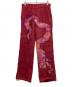 CASELLA MEYER（カゼッラ マイヤー）の古着「SILK DRAGON CARGO PANTS」｜レッド
