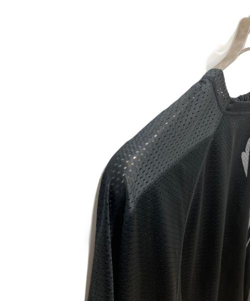 SYUMAN.（シュウマン）SYUMAN. (シュウマン) MESH FOOTBALL LS SHIRT ブラック サイズ:2の古着・服飾アイテム