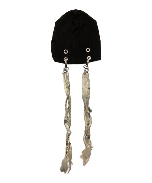 Paster studio（ペースター スタジオ）Paster studio (ペースター スタジオ) extension beanie ブラックの古着・服飾アイテム