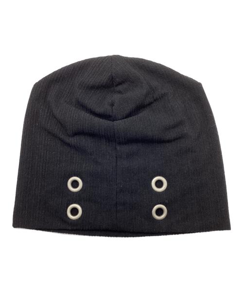 Paster studio（ペースター スタジオ）Paster studio (ペースター スタジオ) extension beanie ブラックの古着・服飾アイテム