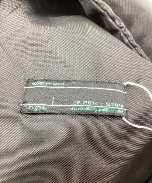 ryaw（リャウ）ryaw (リャウ) ryaw Leaf vein BAG ブラックの古着・服飾アイテム