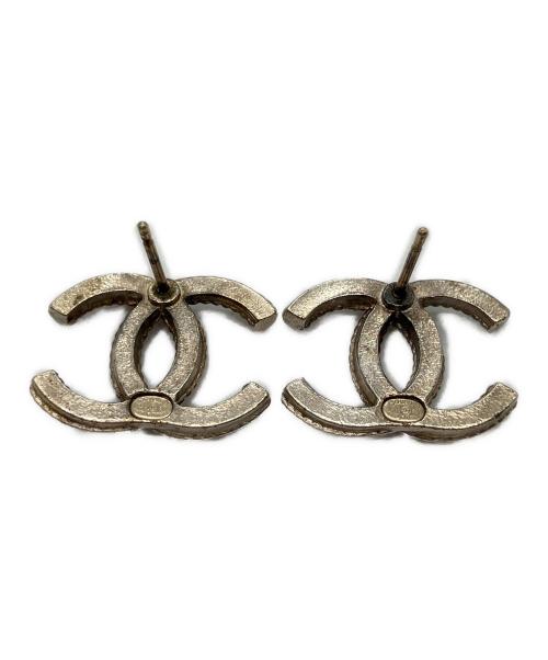 CHANEL（シャネル）CHANEL (シャネル) ココマークスタッドピアス シルバーの古着・服飾アイテム