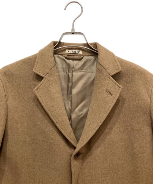AURALEE（オーラリー）AURALEE (オーラリー) WOOL CASHMERE FLANNEL JACKET オリーブ サイズ:4の古着・服飾アイテム
