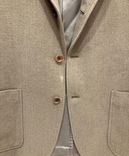 AURALEE（オーラリー）AURALEE (オーラリー) WOOL CASHMERE FLANNEL JACKET オリーブ サイズ:4の古着・服飾アイテム