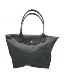 LONGCHAMP（ロンシャン）の古着「ルプリアージュトートバッグ」｜グレー
