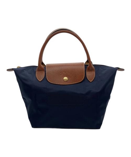 LONGCHAMP（ロンシャン）LONGCHAMP (ロンシャン) オリジナルSトップハンドルバッグ ネイビーの古着・服飾アイテム