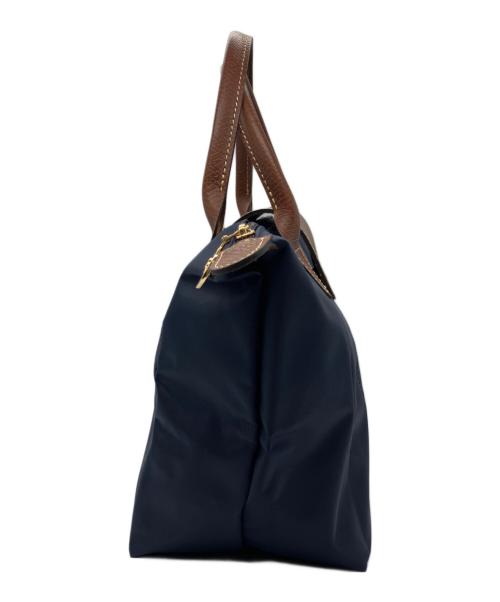 LONGCHAMP（ロンシャン）LONGCHAMP (ロンシャン) オリジナルSトップハンドルバッグ ネイビーの古着・服飾アイテム