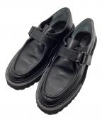 MARW UNITED ARROWS×Odette e Odileマルゥ ユナイテッドアローズ×オデットエオディール）の古着「TYROLEAN LF チロリアンローファー」｜ブラック