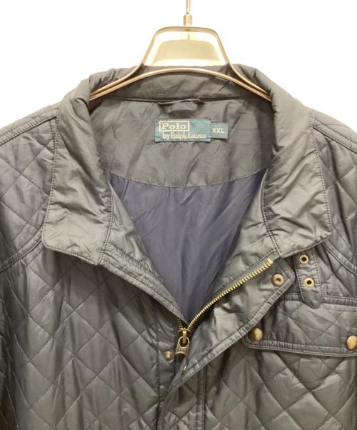 POLO RALPH LAUREN（ポロ・ラルフローレン）POLO RALPH LAUREN (ポロ・ラルフローレン) キルティングジャケット ネイビー サイズ:XXLの古着・服飾アイテム