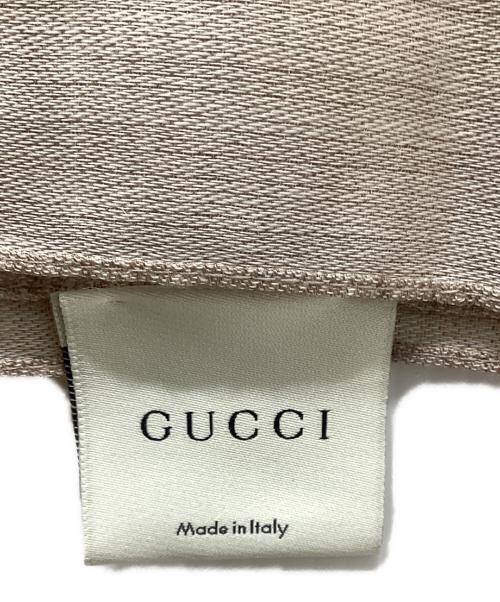 GUCCI（グッチ）GUCCI (グッチ) GG総柄スカーフ ベージュの古着・服飾アイテム