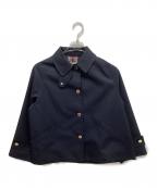 MACKINTOSH PHILOSOPHYマッキントッシュ フィロソフィー）の古着「WELBURY SHORT シャンブレーギャバジン」｜ネイビー