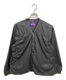 THE NORTHFACE PURPLELABEL（ザ・ノースフェイス パープルレーベル）の古着「PERTEX QUANTUM Mountain Wind Cardigan」｜グレー
