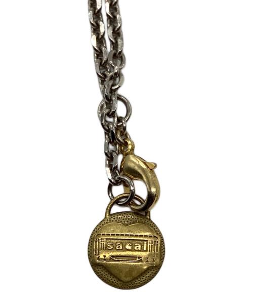 sacai（サカイ）sacai (サカイ) Carhartt WIP (カーハート ワーク イン プログレス) Heart Necklace ゴールドの古着・服飾アイテム