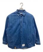 WTAPSダブルタップス）の古着「WCPO 02 / LS COTTON. DENIM」｜インディゴ