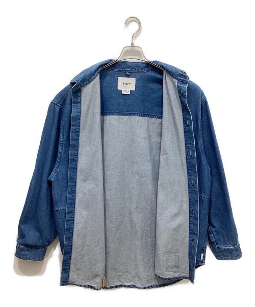 WTAPS（ダブルタップス）WTAPS (ダブルタップス) WCPO 02 / LS COTTON. DENIM インディゴ サイズ:03の古着・服飾アイテム