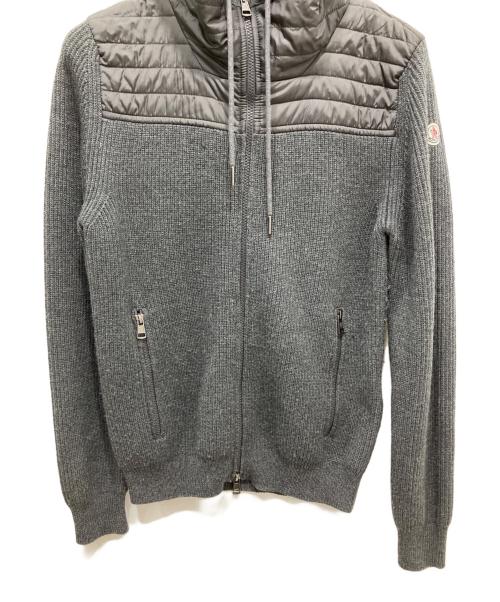 MONCLER（モンクレール）MONCLER (モンクレール) MAGLIONE TRICOT CARDIGAN グレー サイズ:Sの古着・服飾アイテム