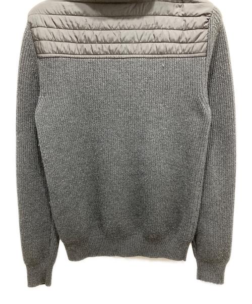 MONCLER（モンクレール）MONCLER (モンクレール) MAGLIONE TRICOT CARDIGAN グレー サイズ:Sの古着・服飾アイテム