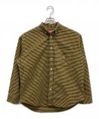 SUPREMEシュプリーム）の古着「Loose fit flannel oxford shirt」｜イエロー