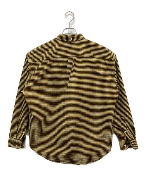 SUPREME（シュプリーム）SUPREME (シュプリーム) Loose fit flannel oxford shirt イエロー サイズ:Sの古着・服飾アイテム