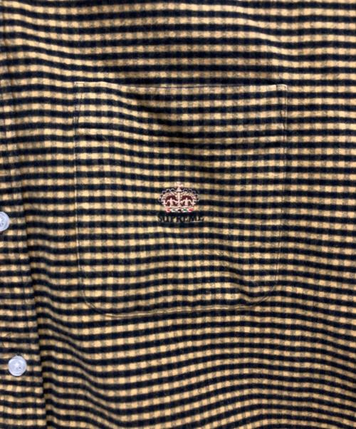 SUPREME（シュプリーム）SUPREME (シュプリーム) Loose fit flannel oxford shirt イエロー サイズ:Sの古着・服飾アイテム