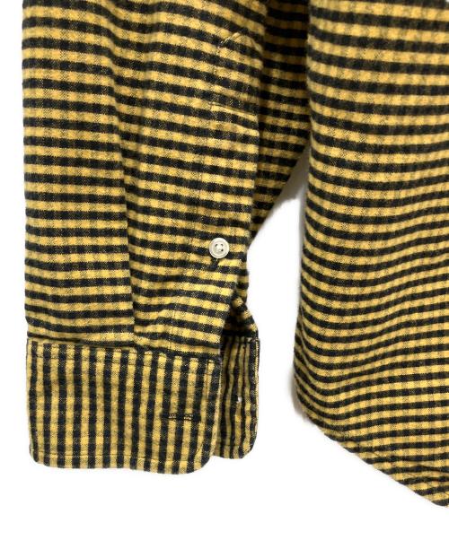 SUPREME（シュプリーム）SUPREME (シュプリーム) Loose fit flannel oxford shirt イエロー サイズ:Sの古着・服飾アイテム