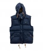 POLO RALPH LAURENポロ・ラルフローレン）の古着「ダウンベスト」｜ネイビー