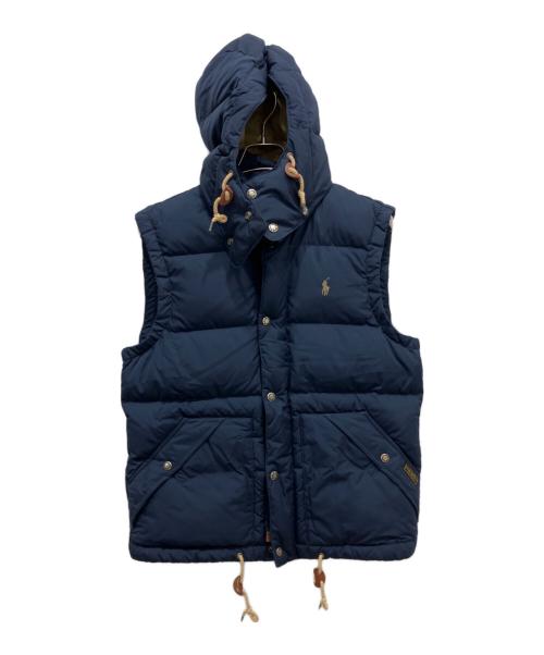 POLO RALPH LAUREN（ポロ・ラルフローレン）POLO RALPH LAUREN (ポロ・ラルフローレン) ダウンベスト ネイビー サイズ:Sの古着・服飾アイテム