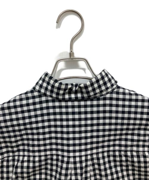 TSTS（ティーエスティーエス）TSTS (ティーエスティーエス) LAYERED DOUBLE GINGHAM SHIRT ブラック サイズ:Mの古着・服飾アイテム