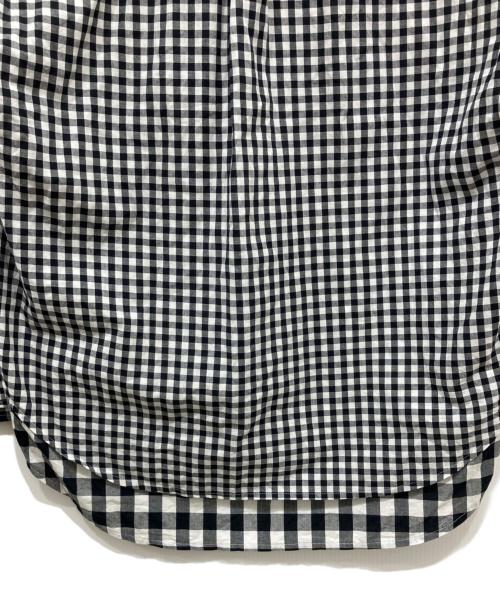 TSTS（ティーエスティーエス）TSTS (ティーエスティーエス) LAYERED DOUBLE GINGHAM SHIRT ブラック サイズ:Mの古着・服飾アイテム