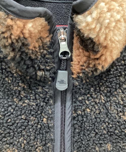 SUPREME（シュプリーム）SUPREME (シュプリーム) THE NORTH FACE (ザ ノース フェイス) Bleached Fleece Jacket ベージュ×ブラック サイズ:Sの古着・服飾アイテム