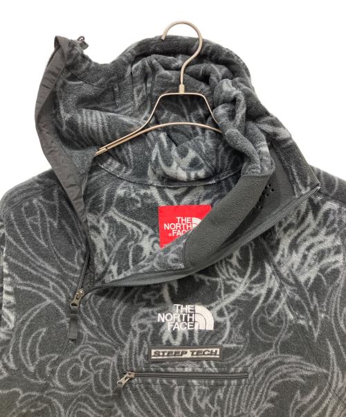 THE NORTH FACE（ザ ノース フェイス）THE NORTH FACE (ザ ノース フェイス) SUPREME (シュプリーム) Steep Tech Fleece Pullover グレー サイズ:Mの古着・服飾アイテム