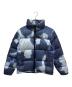 THE NORTH FACE（ザ ノース フェイス）の古着「Bleached Denim Print Nuptse Jacket」｜スカイブルー