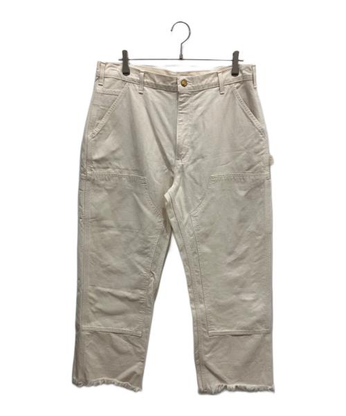 CarHartt（カーハート）CarHartt (カーハート) ダブルニーペインターパンツ アイボリー サイズ:36の古着・服飾アイテム