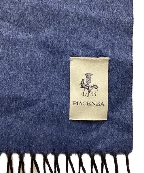 1733 piacenza（1733 ピアチェンツァ）1733 piacenza (1733 ピアチェンツァ) マフラー ネイビーの古着・服飾アイテム
